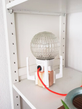 Lampe ROK hergestellt aus Secondhand Material by moebel3000 